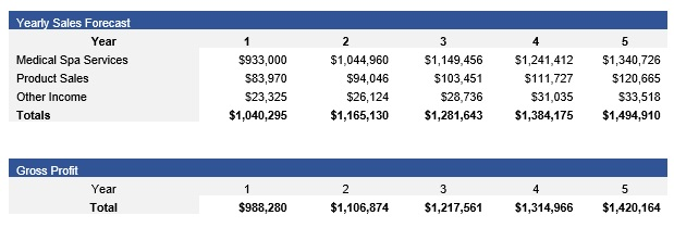 Medical Spa Revenue