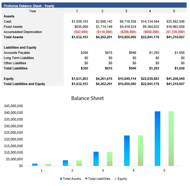 SaaS Balance Sheet