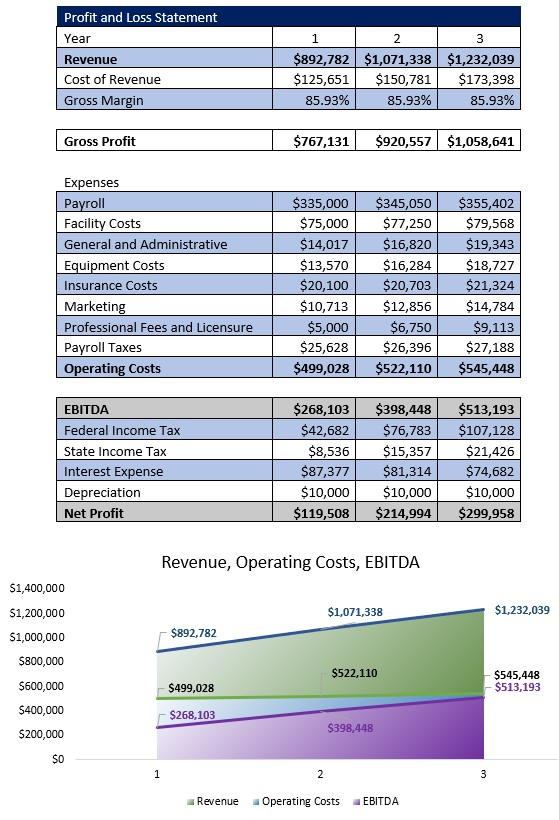 Group Home Profit and Loss Statement