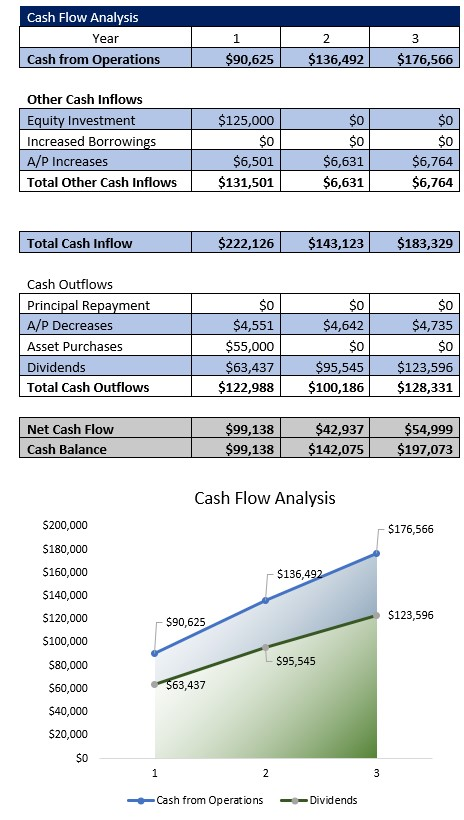 Art Gallery Cash Flow Analysis