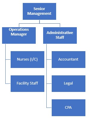 Assisted Living Facility Organizational Chart