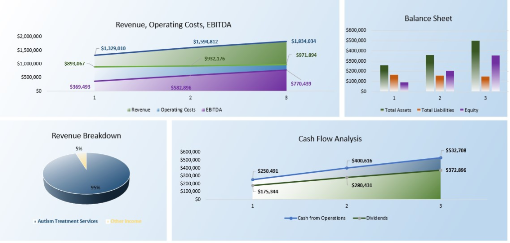 Autism Treatment Center Financial Model