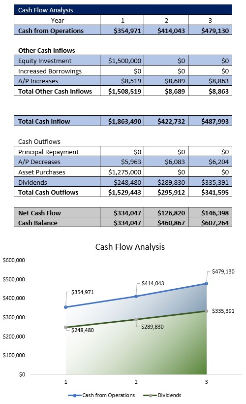 Exotic Car Rental Service Cash Flow Analysis