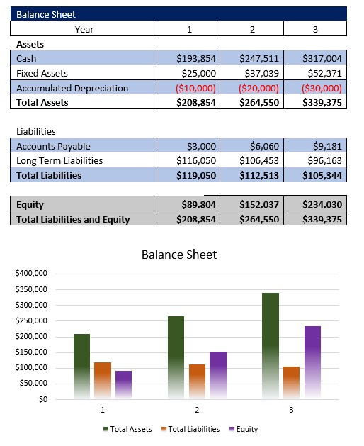 Home Healthcare Balance Sheet