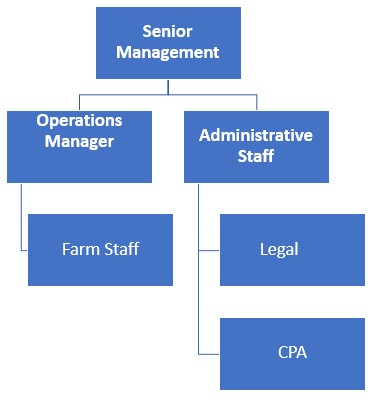 Microgreens Farm Organizational Chart