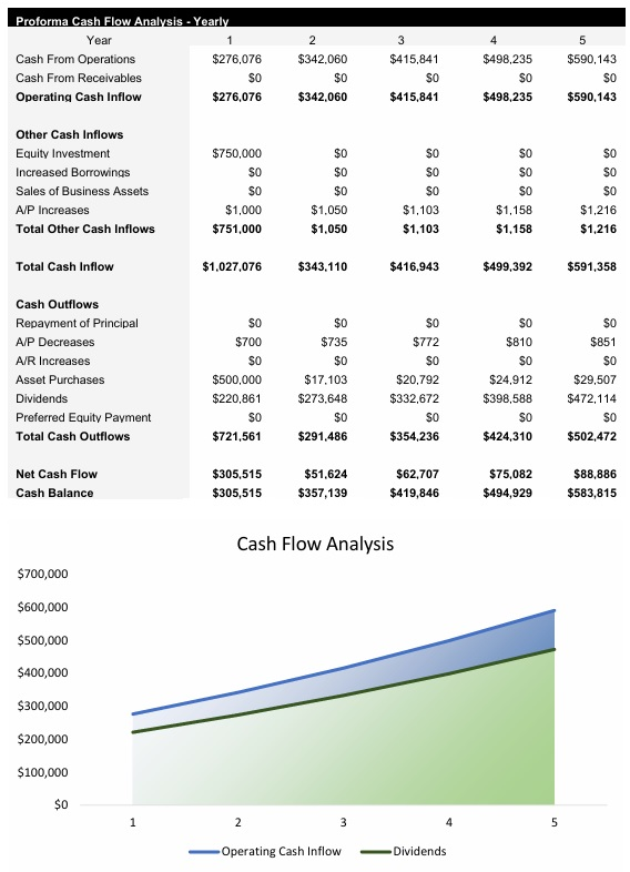 Japanese Restaurant Cash Flow Analysis