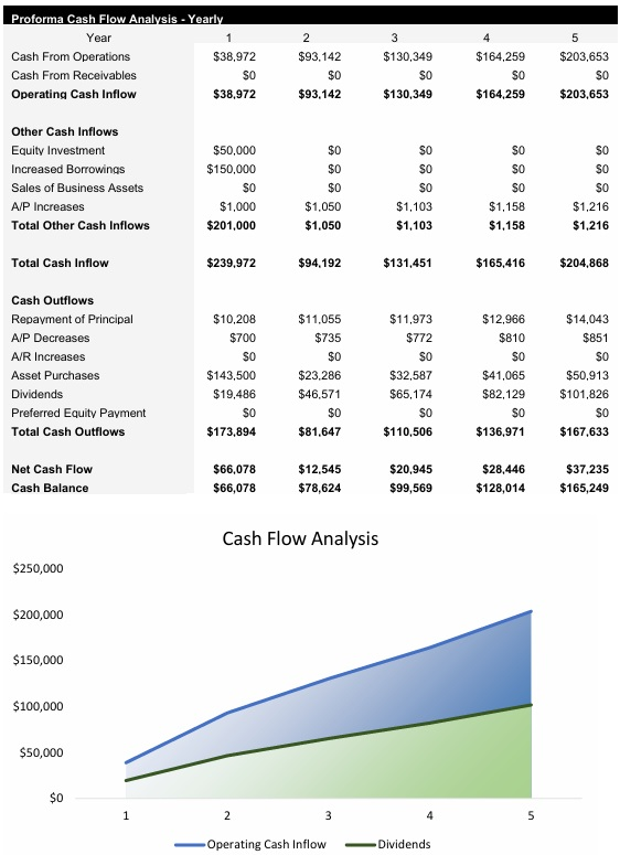 Cleaning Business Cash Flow Analysis