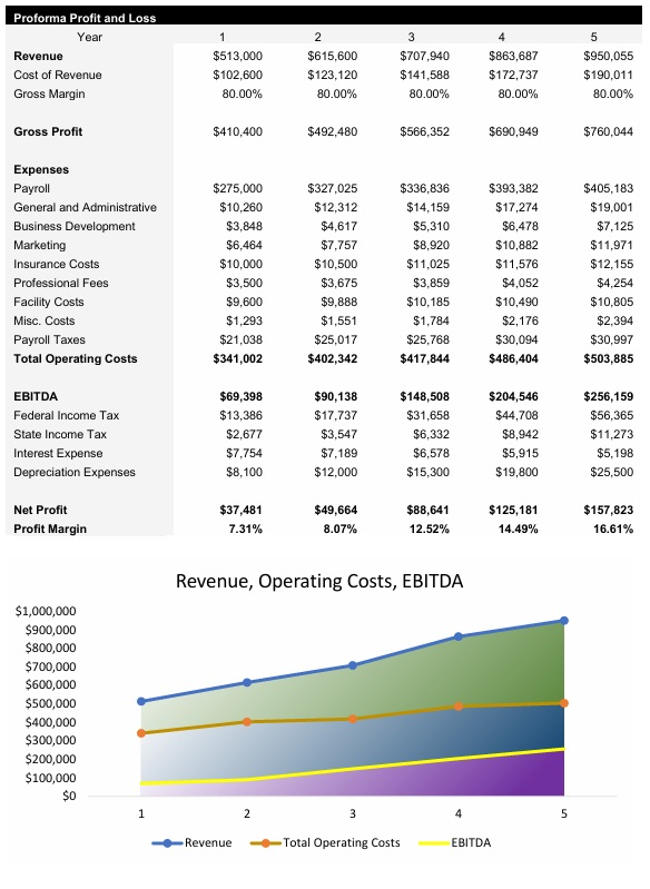 Courier Service Income Statement