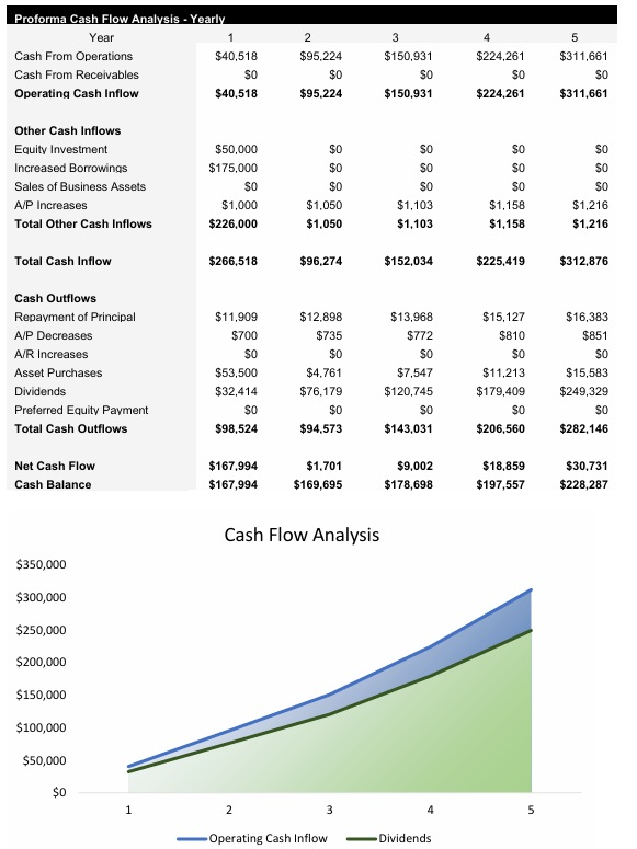 Cybersecurity IT Firm Cash Flow Analysis