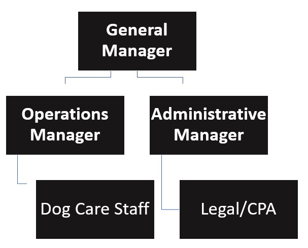 Dog Daycare Organizational Chart