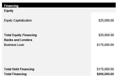 Dog Daycare Capital Structure