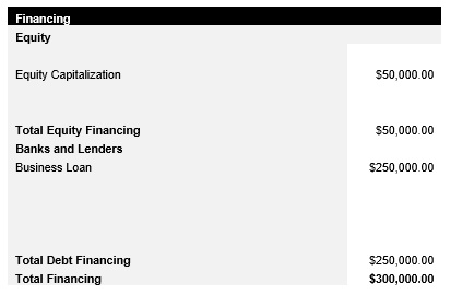 Roofing Capital Structure