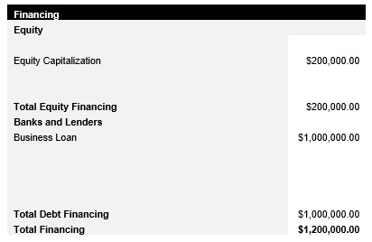 Salon Suites Capital Structure