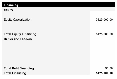 Skincare Capital Structure