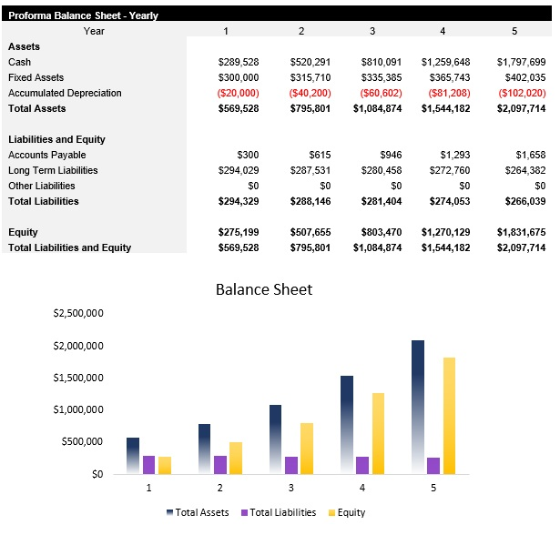 Veterinarian Balance Sheet