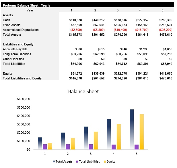 Home Care Balance Sheet