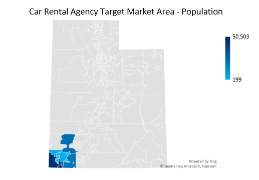 Car Rental Agency Target Market Population Analysis