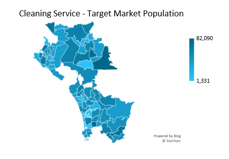 Cleaning Service Target Market Population Analysis