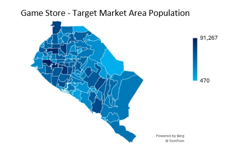 Game Store Target Market Population Analysis and Viability
