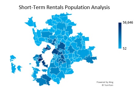 Short-Term Rentals Target Market Population Analysis 