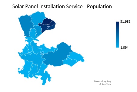 Solar Panel Installation Service - Target Market Population Analysis