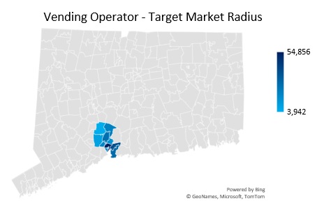 Vending Operator Target Market Radius